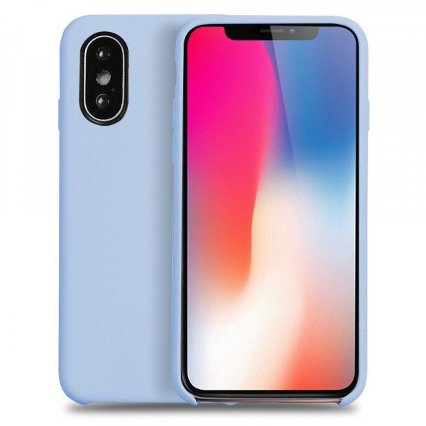 Wholesale iPhone Xs / X (Ten) Pro Silicone Hard Case (Sky Blue)